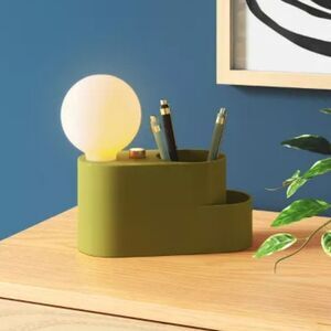 🆕️💡Orb Organizer Table Lamp from Room Essentials - Green